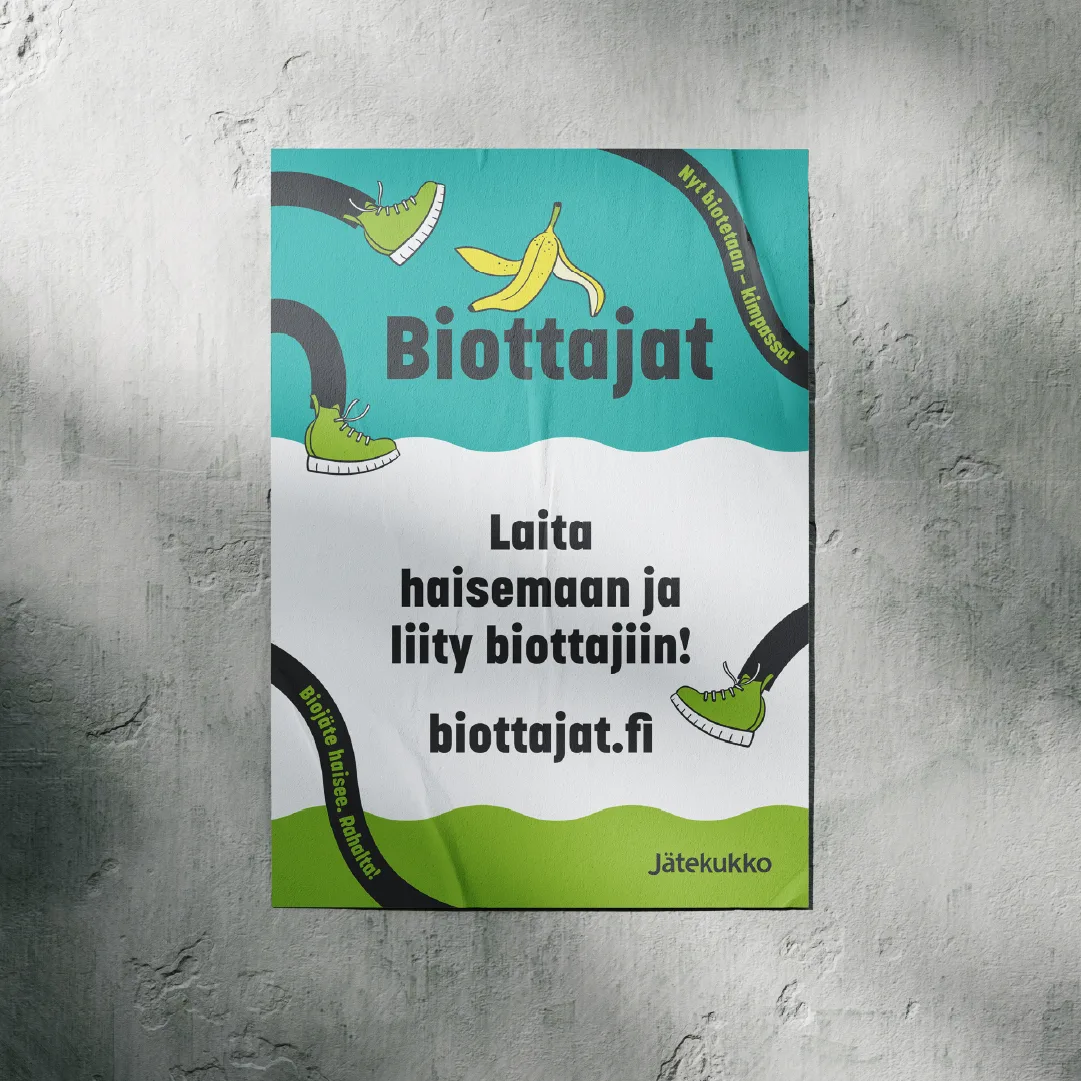 Jätekukko, Biottajat-juliste