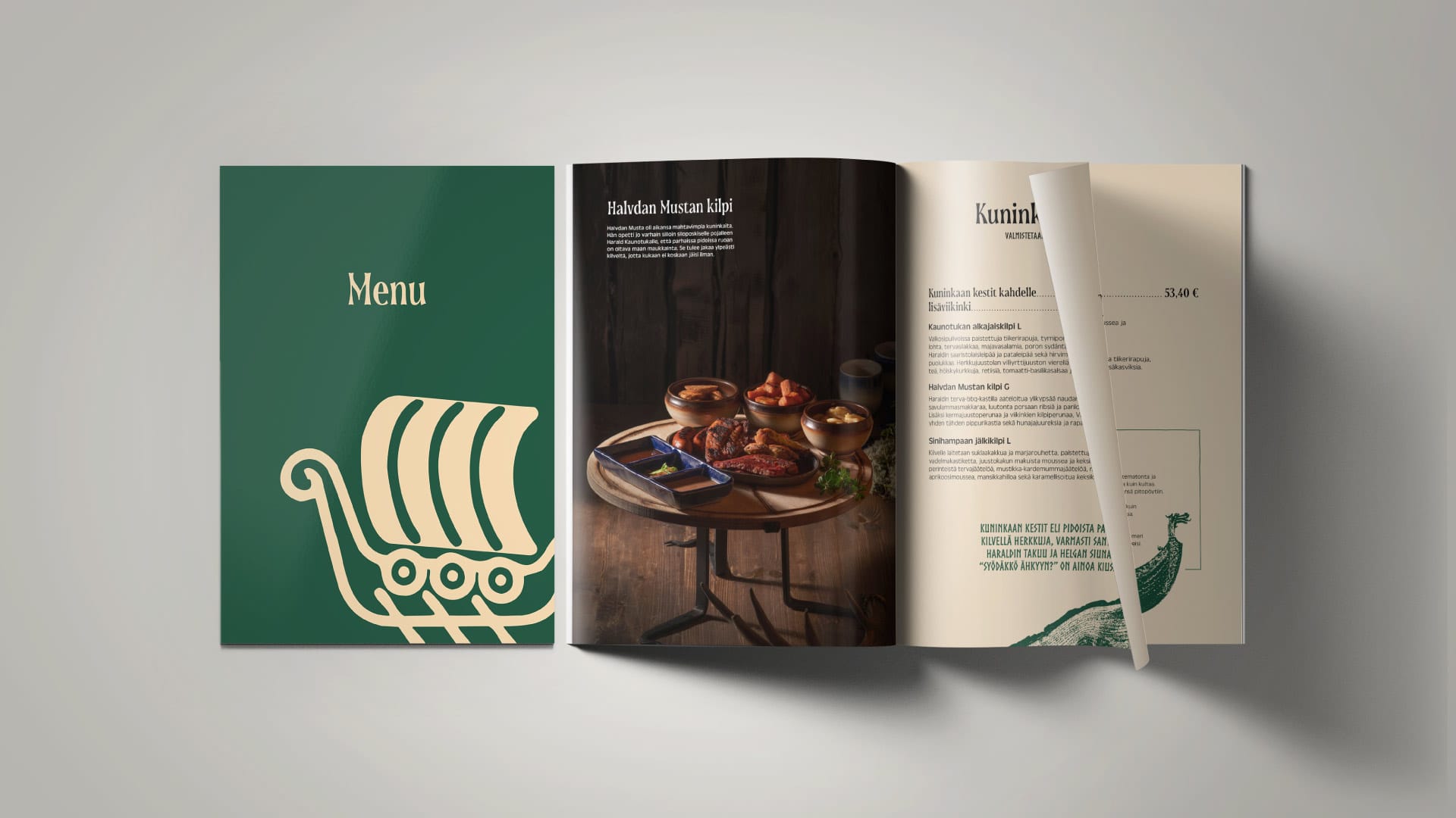 Viikinkiravintola Harald Menu