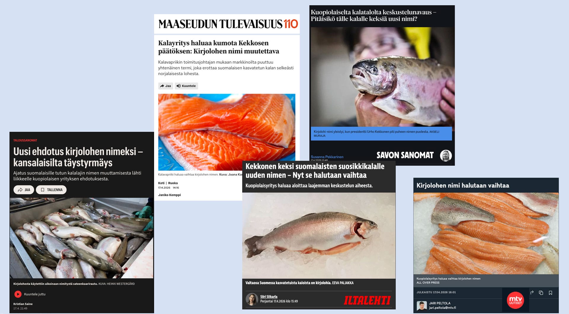 Kun media kertoo tarinasi, joku varmasti kuuntelee